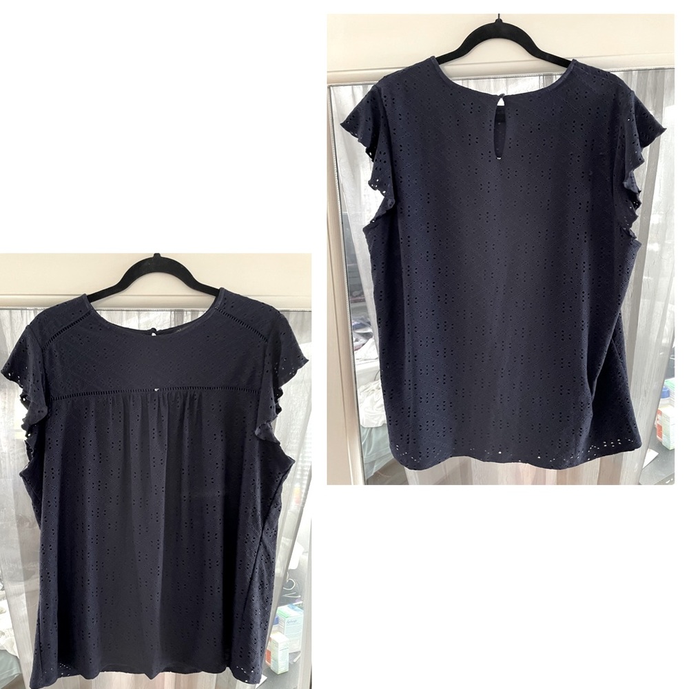 Navy blouse